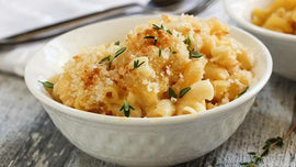 Macarrones a la cazuela con queso - Receta para niños de 1 a 3 años