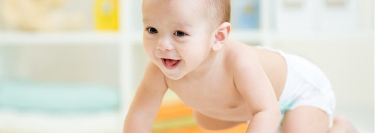 ¿Cuándo empieza a gatear el bebé?