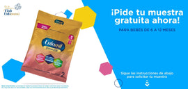¿Cómo puedo solicitar una muestra de Enfamil Premium Complete 2?