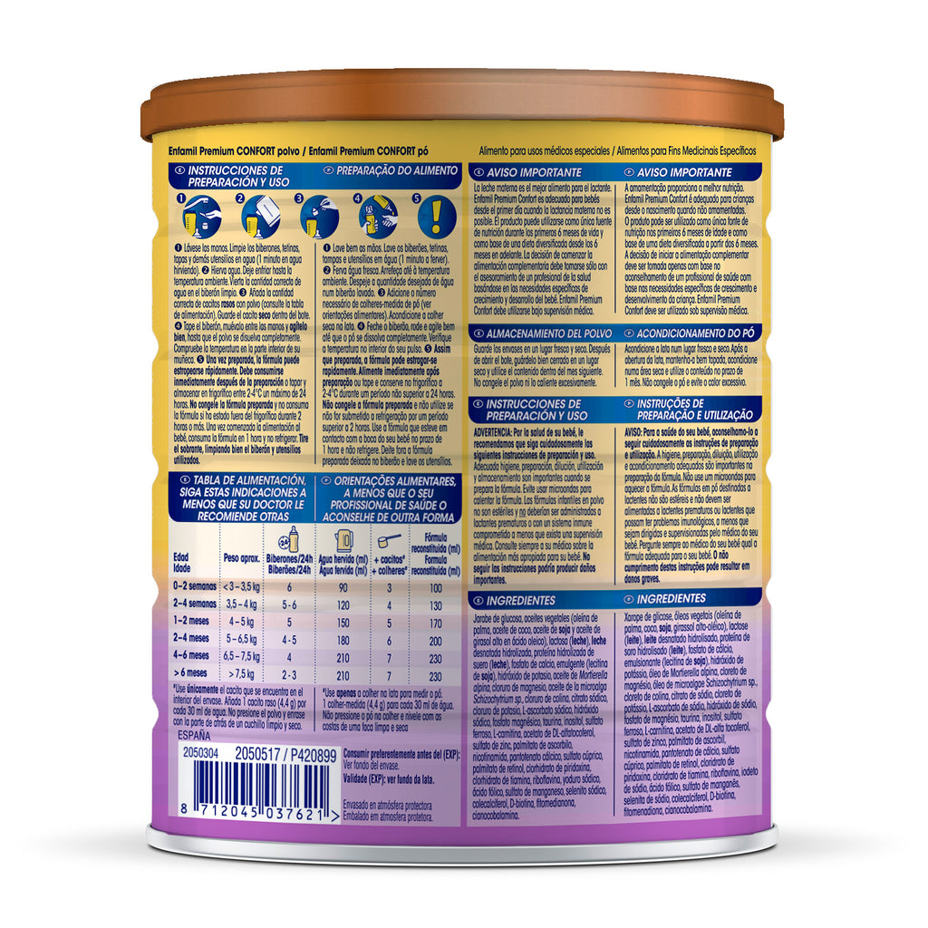 Enfamil ® Confort - Pack 1.5 Kg – Enfabebé Perú