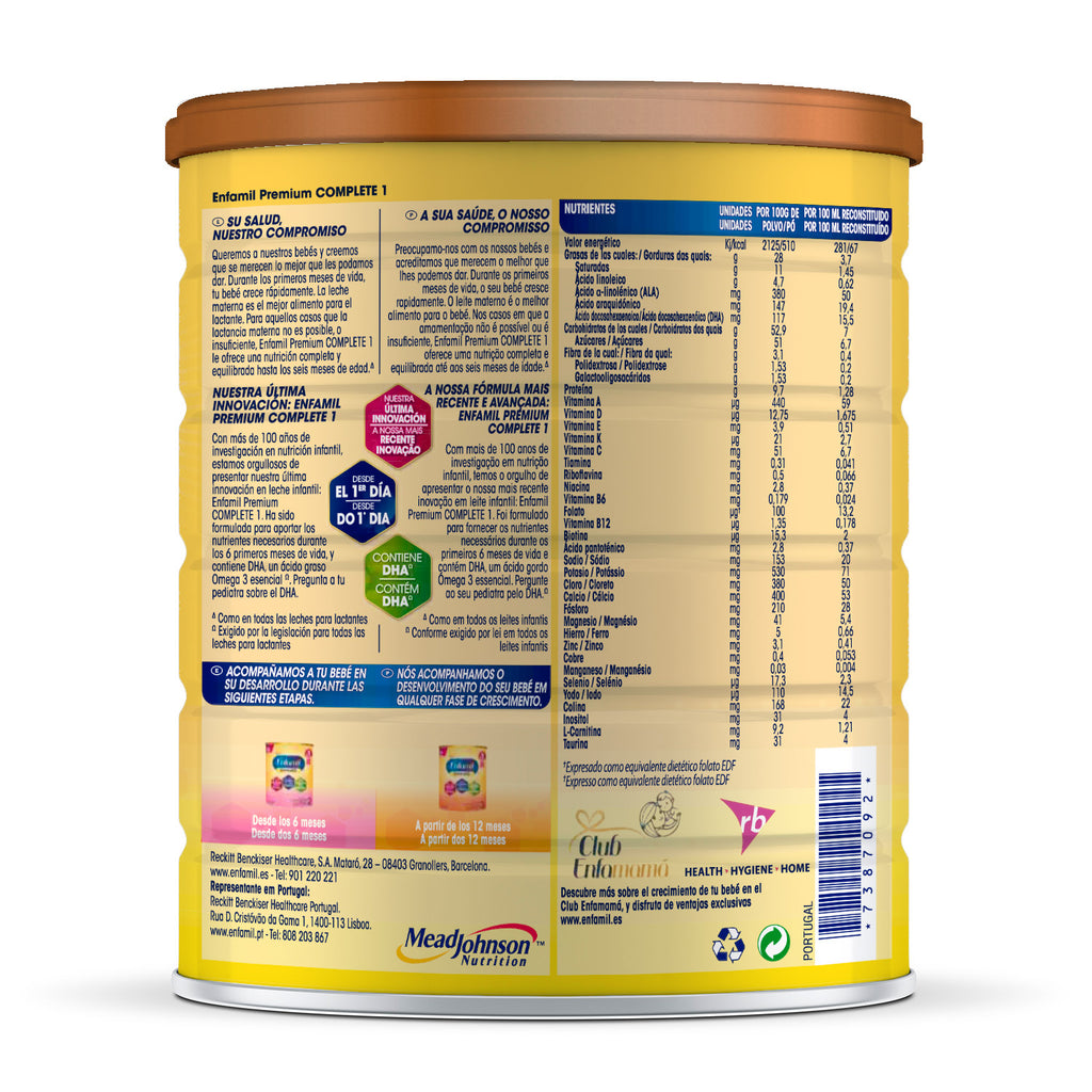 Enfamil Premium COMPLETE 1 Leche de inicio