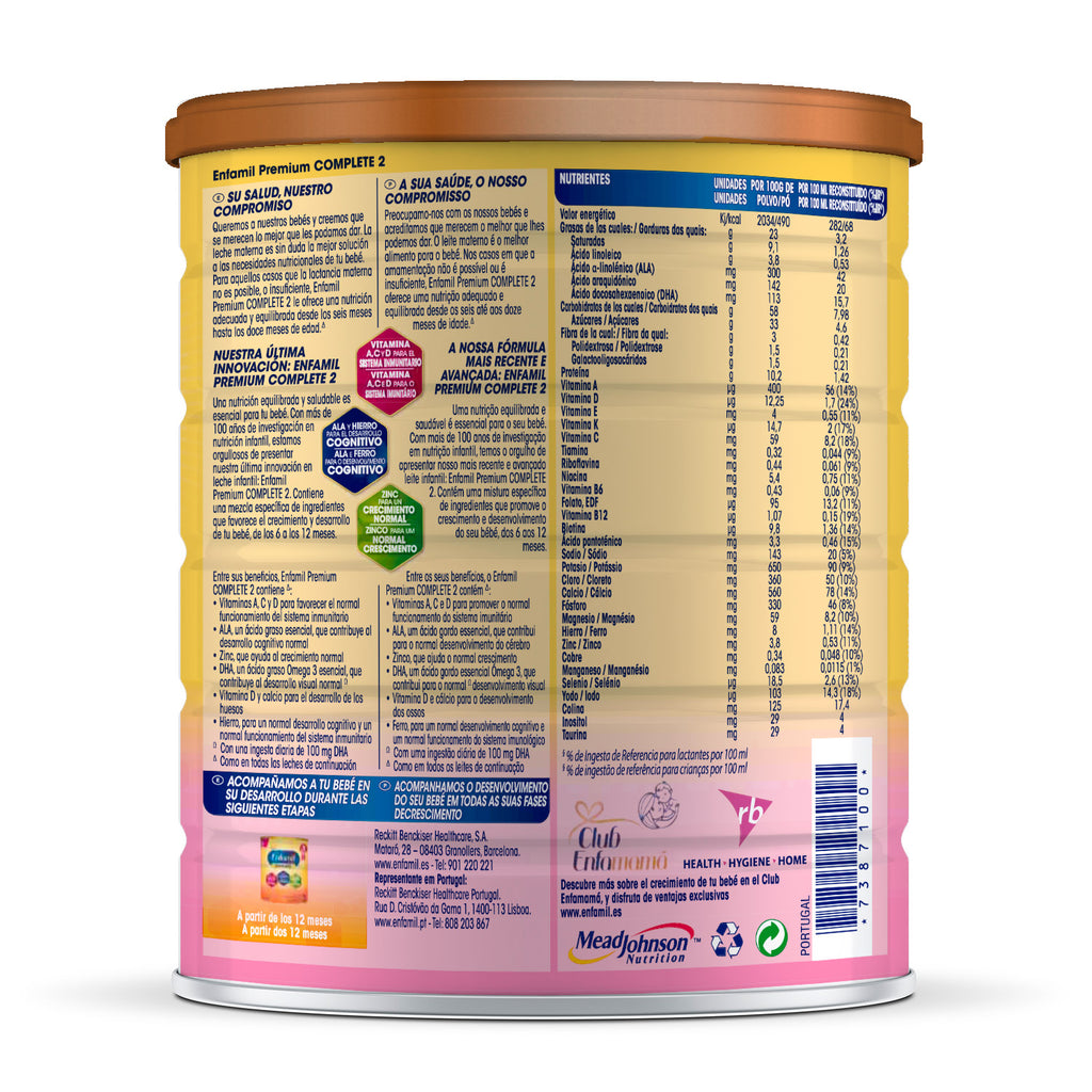 Formula Infantil 0-6 Meses Enfamil Promental 1 375Gr