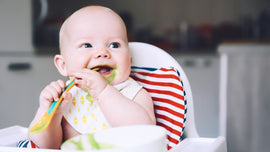 Cuándo y cómo introducir sólidos en la dieta del bebé