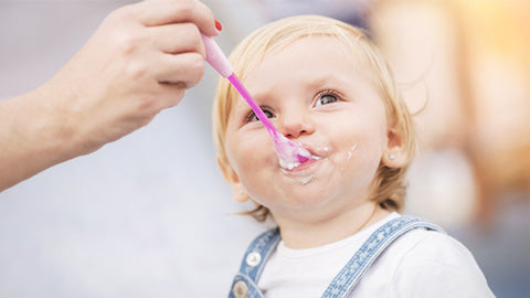 Probando nuevos alimentos – Texturas para bebés