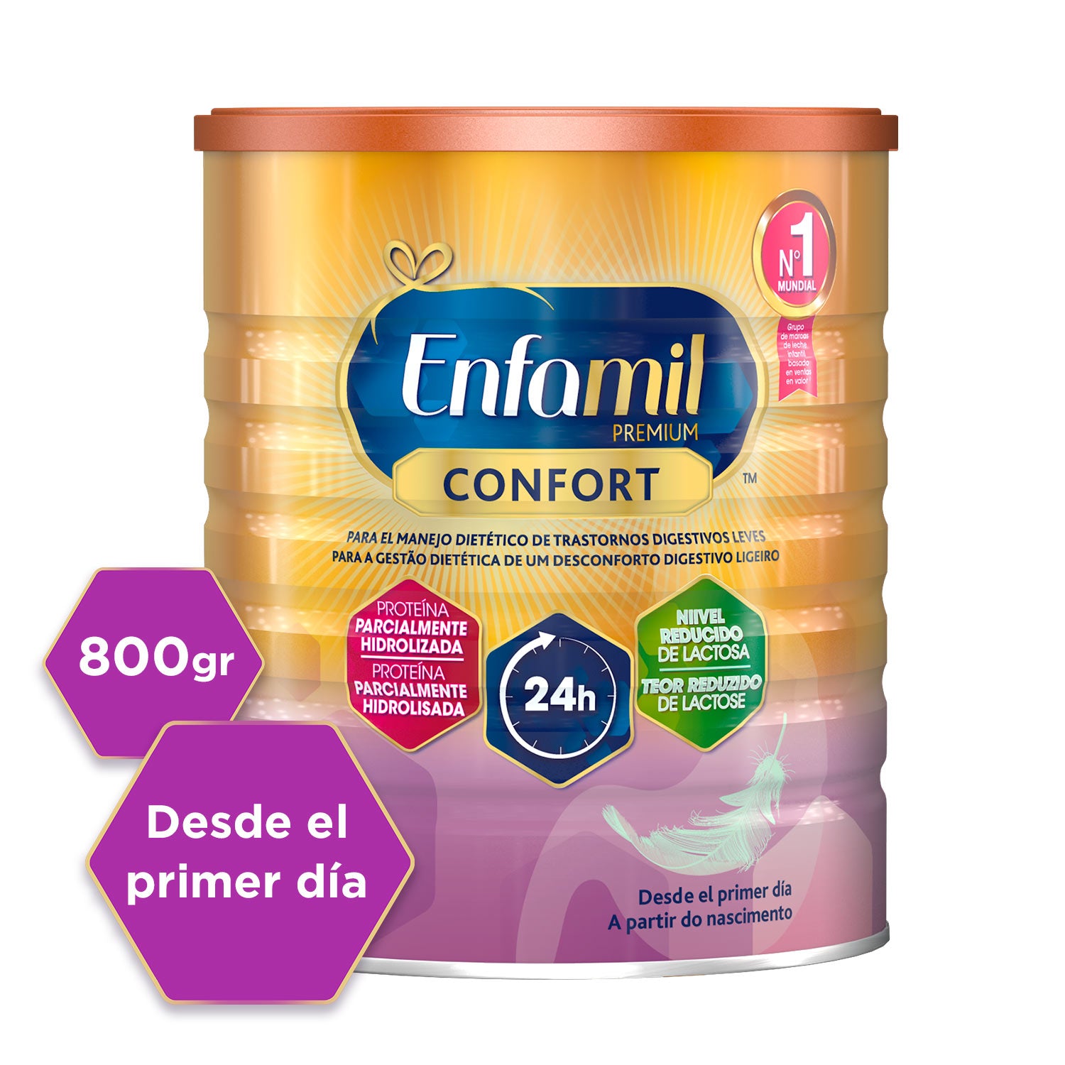 Enfamil Premium Confort - Leche infantil para bebés lactantes con  transtornos digestivos